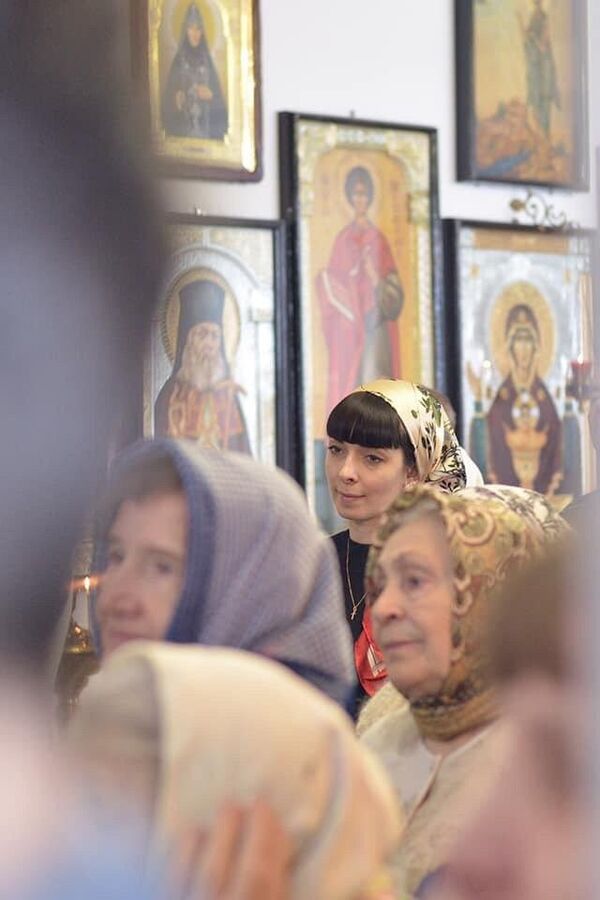 Прихожане Казанского храма города Орска на богослужении Прихожане Казанского храма города Орска на богослужении