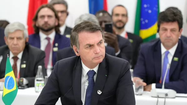 Президент Бразилии Жаир Болсонару на саммите Группы двадцати 