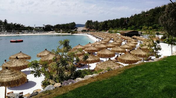 Пляж отеля Lujo Bodrum Пляж отеля Lujo Bodrum