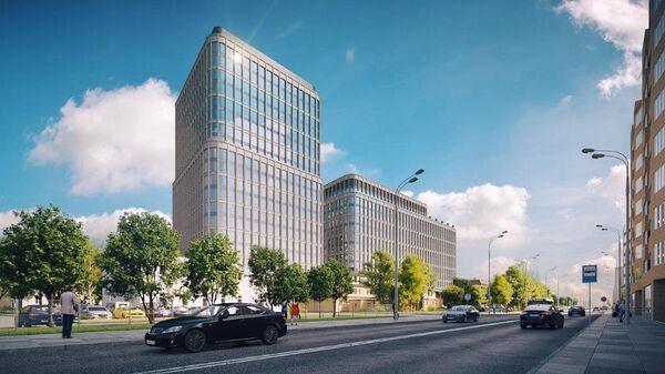 Проект офисного центра на улице Грузинский Вал в Москве Проект офисного центра на улице Грузинский Вал в Москве