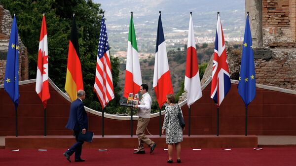 Флаги стран-участниц саммита G7 Флаги стран-участниц саммита G7
