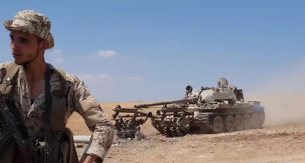 Tecnologia de remoção de minas nas proximidades da cidade síria de Khan Sheikhun, na província de Idlib Tecnologia de remoção de minas nas proximidades da cidade síria de Khan Sheikhun, na província de Idlib