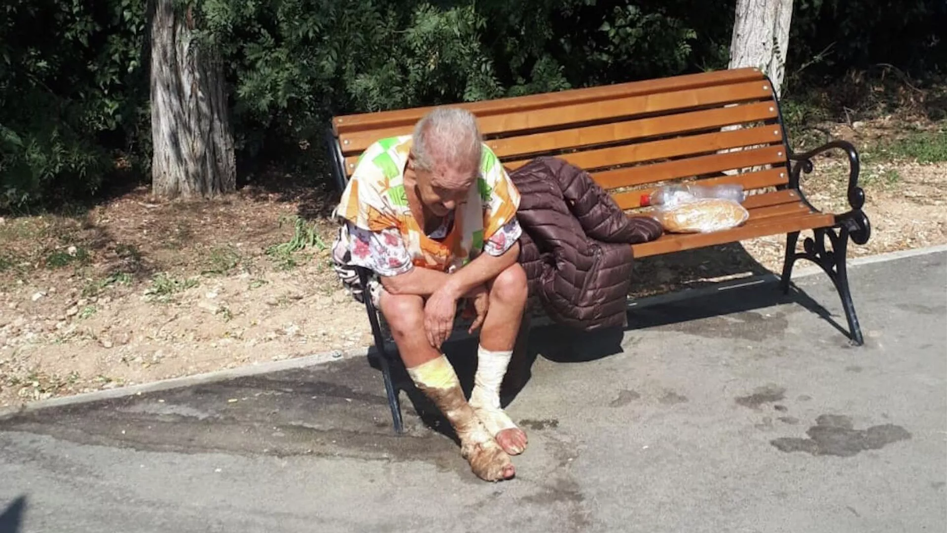Пенсионерка, которая умерла в Севастополе на скамейке неподалеку от городской больницы - РИА Новости, 1920, 27.08.2019