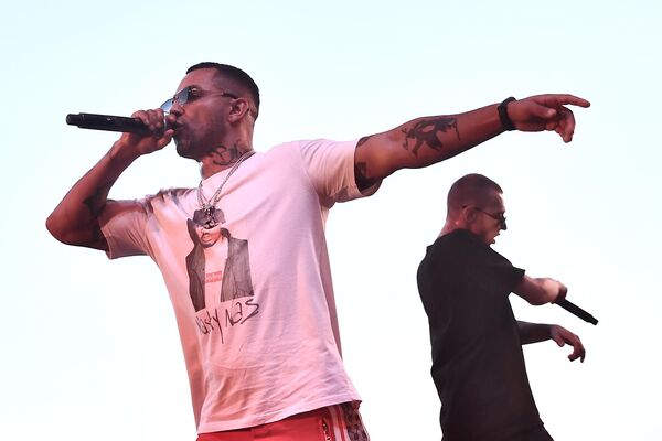 Рэпер Black Jesus выступает на фестивале Rap Koktebel в Крыму Рэпер Black Jesus выступает на фестивале Rap Koktebel в Крыму