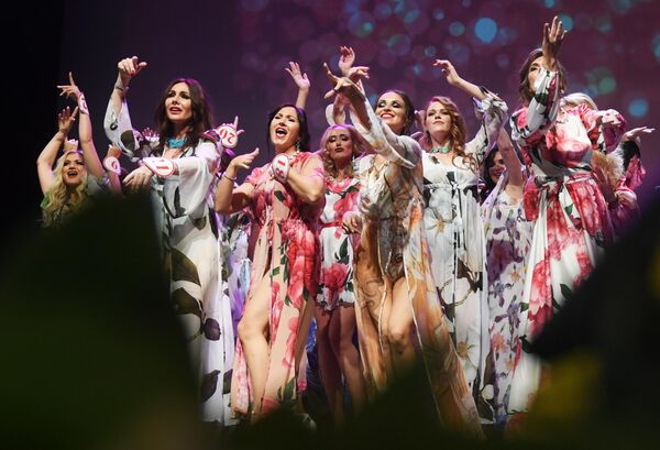 Участницы в финале конкурса Миссис Россия 2019 в Москве Участницы в финале конкурса Миссис Россия 2019 в Москве