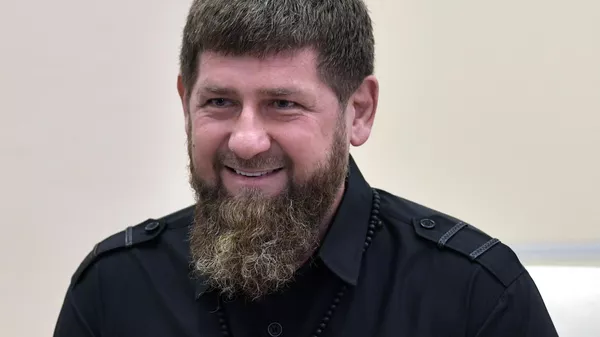 Республики Рамзан Кадыров во время встречи с президентом РФ Владимиром Путиным. 31 августа 2019