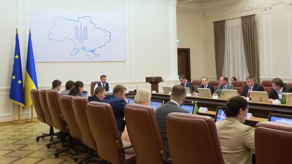 Первое заседание нового кабинета министров Украины Первое заседание нового кабинета министров Украины