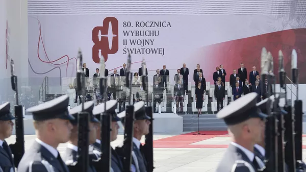 Торжественная церемония по случаю 80-й годовщины начала Второй мировой войны в Варшаве