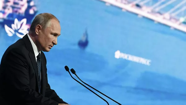 Russian President Vladimir Putin speaks at the plenary meeting of the V Eastern Economic Forum - 2019