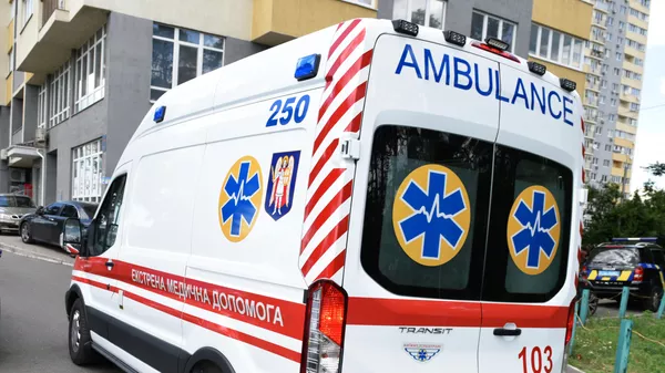 Автомобиль скорой помощи на Украине