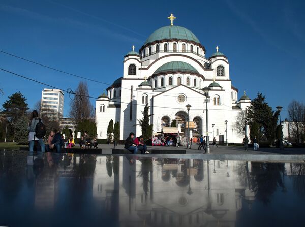 Храм Святого Саввы в Белграде Храм Святого Саввы в Белграде
