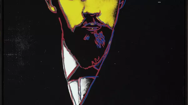 Ленин, 1986, акрил и шелкография на холсте, Энди Уорхол 