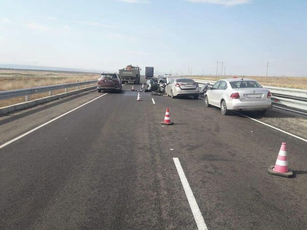 ДТП на автодороге Таврида в районе поселка Приморское (г.Феодосия). 1 октября 2019 ДТП на автодороге Таврида в районе поселка Приморское (г.Феодосия). 1 октября 2019