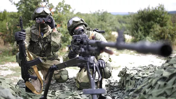 Военнослужащие на полигоне Раевский в Новороссийске