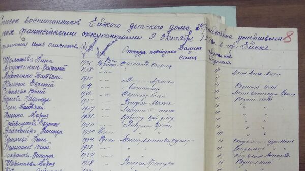 Рассекреченные документы о казни воспитанников ейского детского дома 9 октября 1942 года Рассекреченные документы о казни воспитанников ейского детского дома 9 октября 1942 года