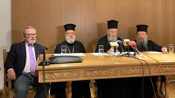 Официальное оглашение итогов Архиерейского собора Элладской церкви в Греции