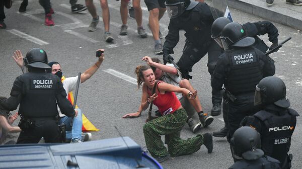 В Каталонии началась всеобщая забастовка 