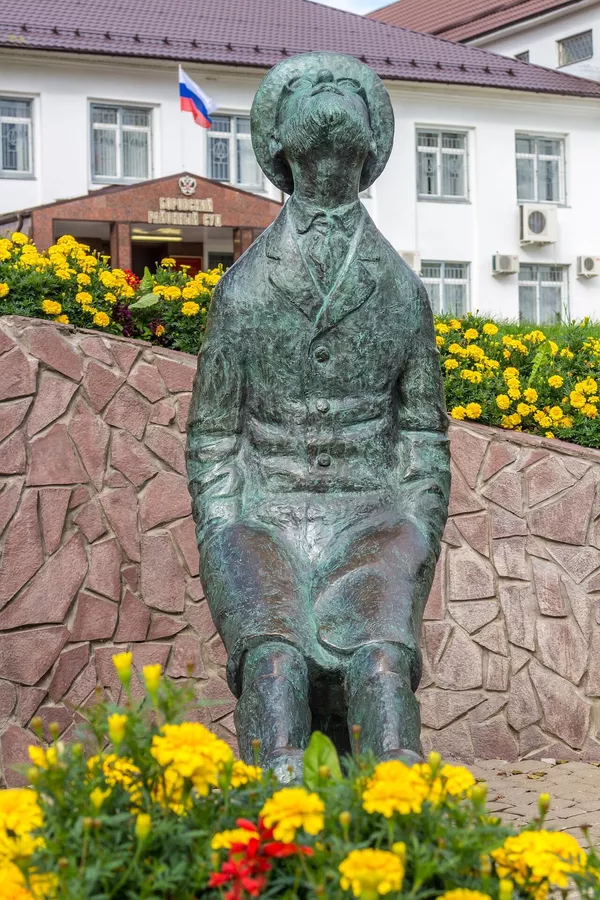 Памятник К. Э. Циолковскому в Боровске