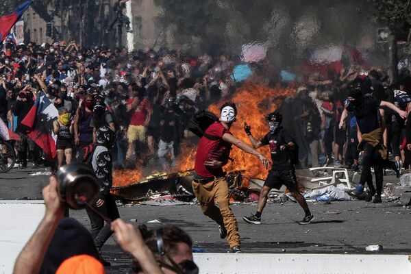 Массовые протесты в Чили Массовые протесты в Чили