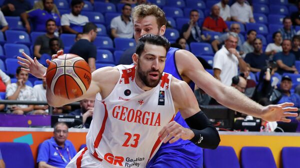 Игрок сборной Грузии по баскетболу Торнике Шенгелия