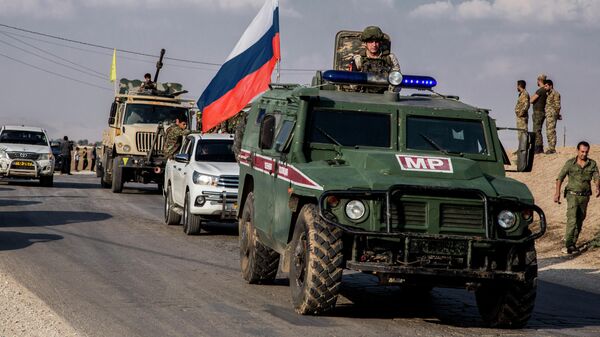 Российская военная полиция на северо-востоке Сирии Российская военная полиция на северо-востоке Сирии