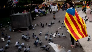Акция протеста в Барселоне Акция протеста в Барселоне - РИА Новости, 1920, 20.07.2020