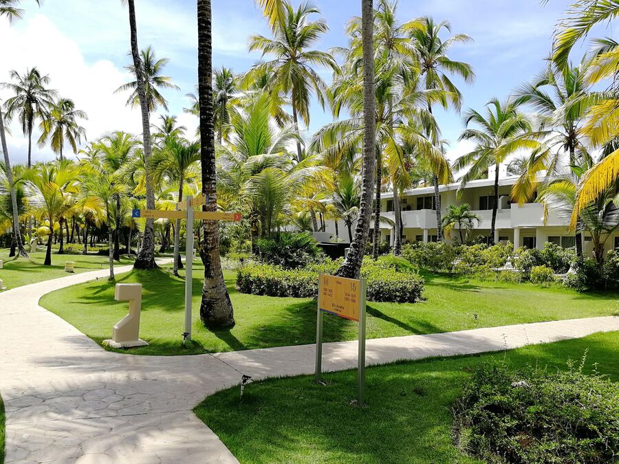 Доминикана. Территория отеля Melia Punta Cana Beach Resort Доминикана. Территория отеля Melia Punta Cana Beach Resort