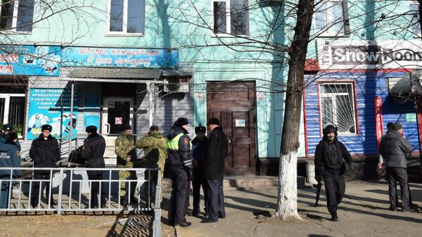 Здание Амурского колледжа строительства и жилищно-коммунального хозяйства в Благовещенске, где произошла стрельба Здание Амурского колледжа строительства и жилищно-коммунального хозяйства в Благовещенске, где произошла стрельба