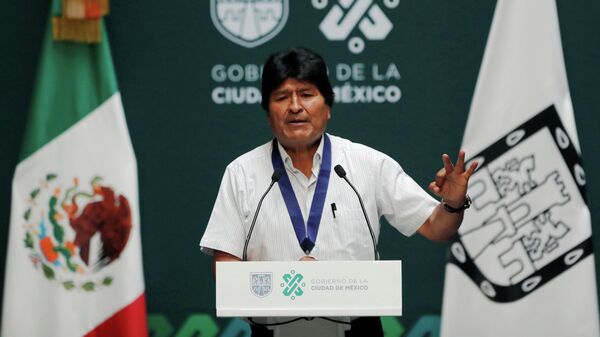 Эво Моралес в Мехико