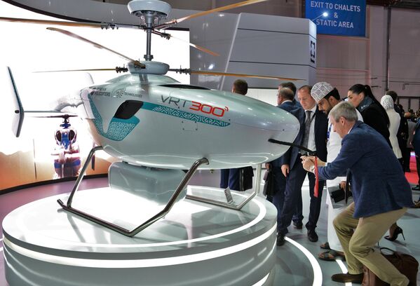 Беспилотный вертолет VRT-300 на международном авиасалоне Dubai Airshow 2019 Беспилотный вертолет VRT-300 на международном авиасалоне Dubai Airshow 2019