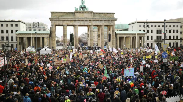 Митинг в защиту климата в Берлине. 29 ноября 2019
