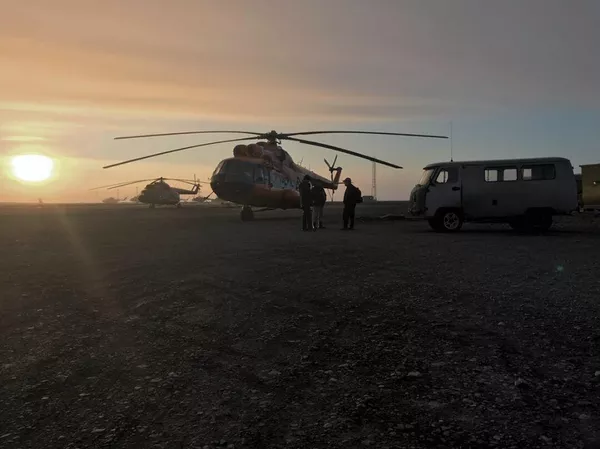 Вертолет в Якутии