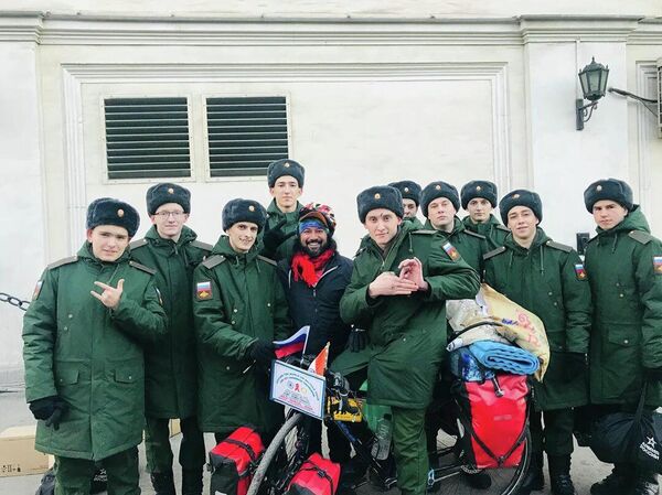 Путешественник Сомен Дебнатх в Москве Путешественник Сомен Дебнатх в Москве