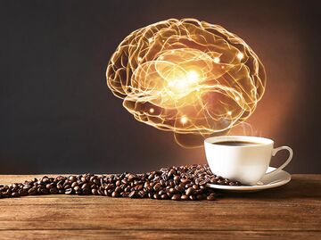 Чашка кофе и мозг