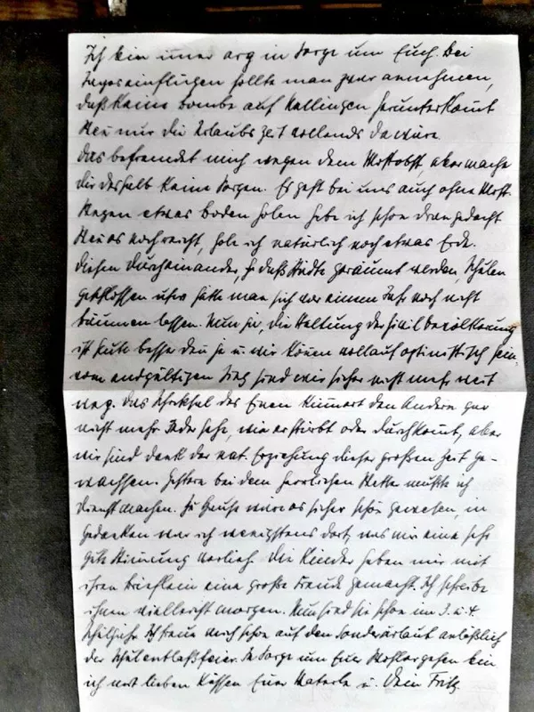 Немецкое письмо 1943 года, найденное на чердаке старого дома в Эммаусе, Тверская область