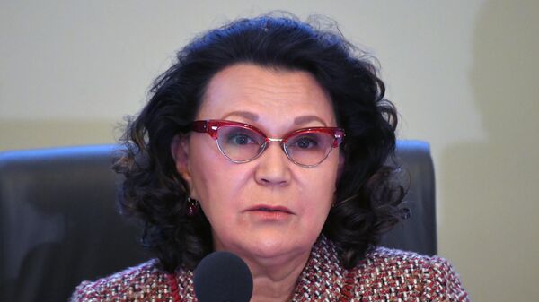 Директор федерального государственного научно-исследовательского Института законодательства и сравнительного правоведения при правительстве Талия Хабриева на заседании рабочей группы по подготовке предложений о внесении поправок в Конституцию. 17 января 2020 Директор федерального государственного научно-исследовательского Института законодательства и сравнительного правоведения при правительстве Талия Хабриева на заседании рабочей группы по подготовке предложений о внесении поправок в Конституцию. 17 января 2020