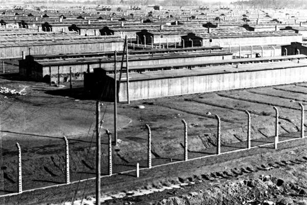 Бараки концентрационного лагеря Освенцим