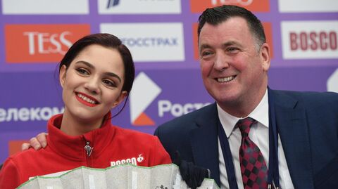 Евгения Медведева и Брайан Орсер Евгения Медведева и Брайан Орсер
