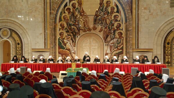 Архиерейский собор Русской православной церкви в храме Христа Спасителя Архиерейский собор Русской православной церкви в храме Христа Спасителя