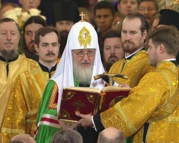 Первое обращение патриарха Кирилла Первое обращение патриарха Кирилла