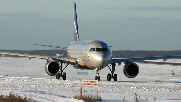 Самолет А320 авиакомпании Аэрофлот Самолет А320 авиакомпании Аэрофлот