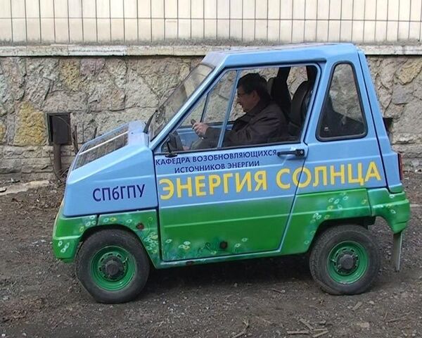 Российский электромобиль: медленно, но экологично Российский электромобиль: медленно, но экологично