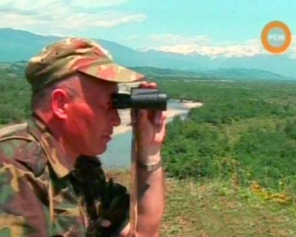 Российские пограничники приступили к охране грузино-абхазской границы Российские пограничники приступили к охране грузино-абхазской границы