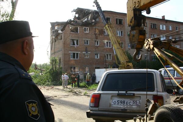 Взрыв в общежитии в Омске Взрыв в общежитии в Омске