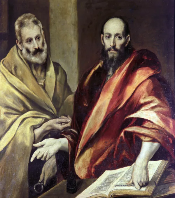 Репродукция картины Эль Греко Апостолы Петр и Павел
