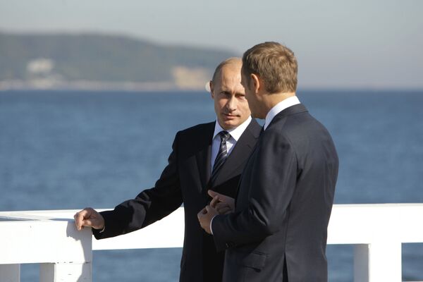Председатель правительства РФ Владимир Путин и премьер-министр Польши Дональд Туск Председатель правительства РФ Владимир Путин и премьер-министр Польши Дональд Туск