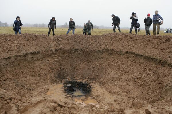 В Латвии упал метеорит В Латвии упал метеорит