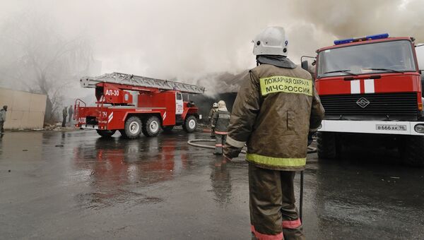 Ликвидация пожара сотрудниками МЧС Ликвидация пожара сотрудниками МЧС