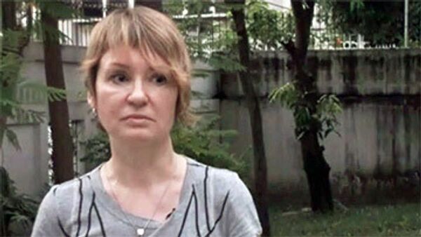 Кадр из видеообращения Аллы Бут Кадр из видеообращения Аллы Бут