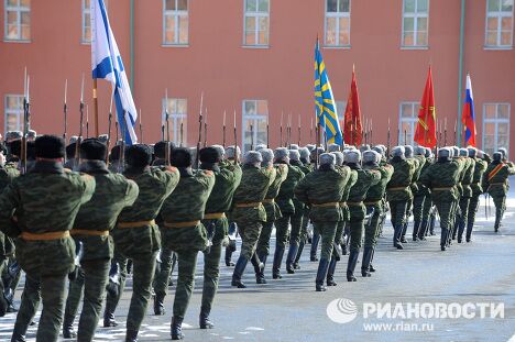 Показательная тренировка 154 комендантского полка Московского военного округа перед Парадом Победы Показательная тренировка 154 комендантского полка Московского военного округа перед Парадом Победы